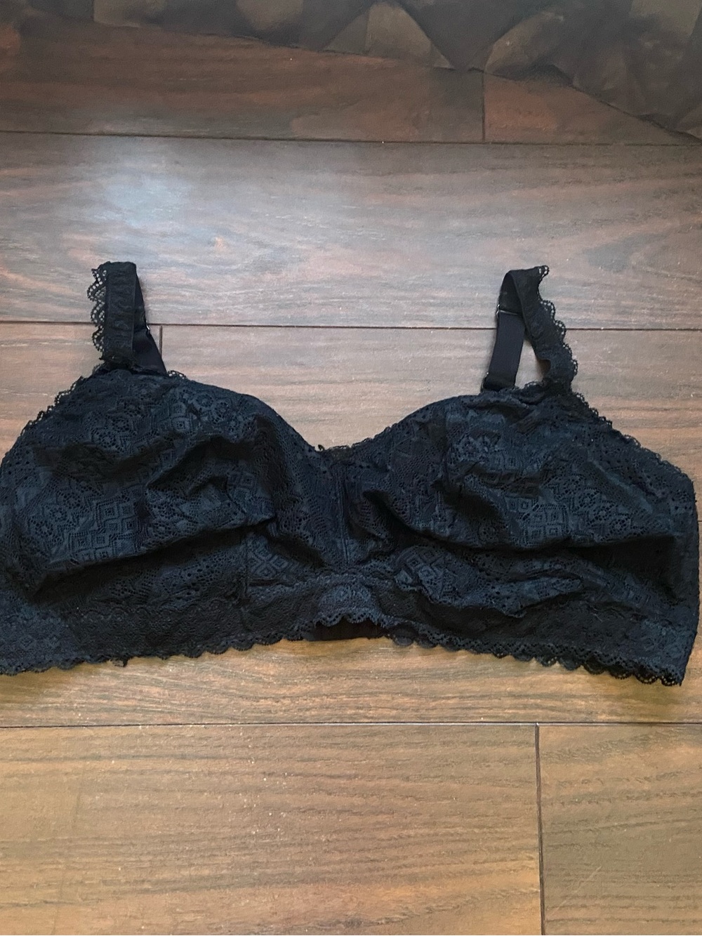 AUDEN Black Lace Bra 4X